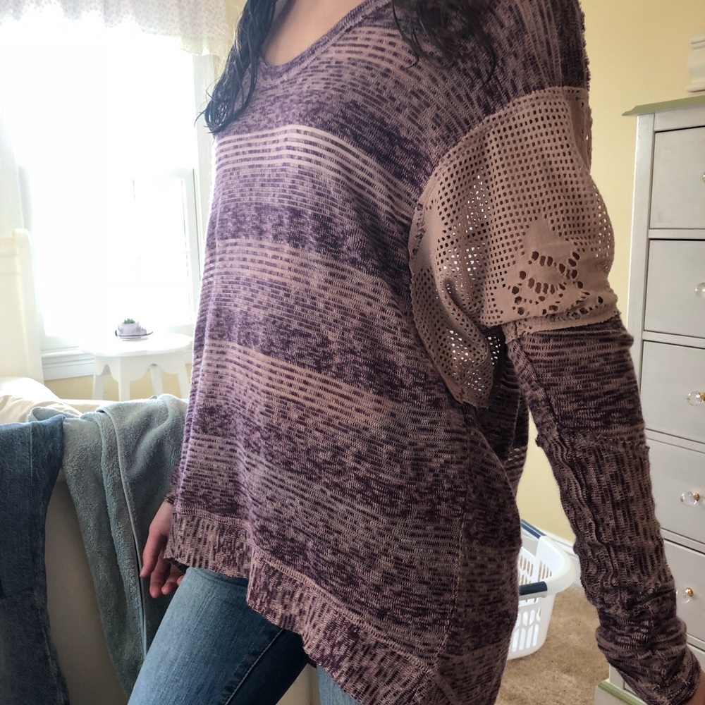 Free People Knit Mesh Tunic